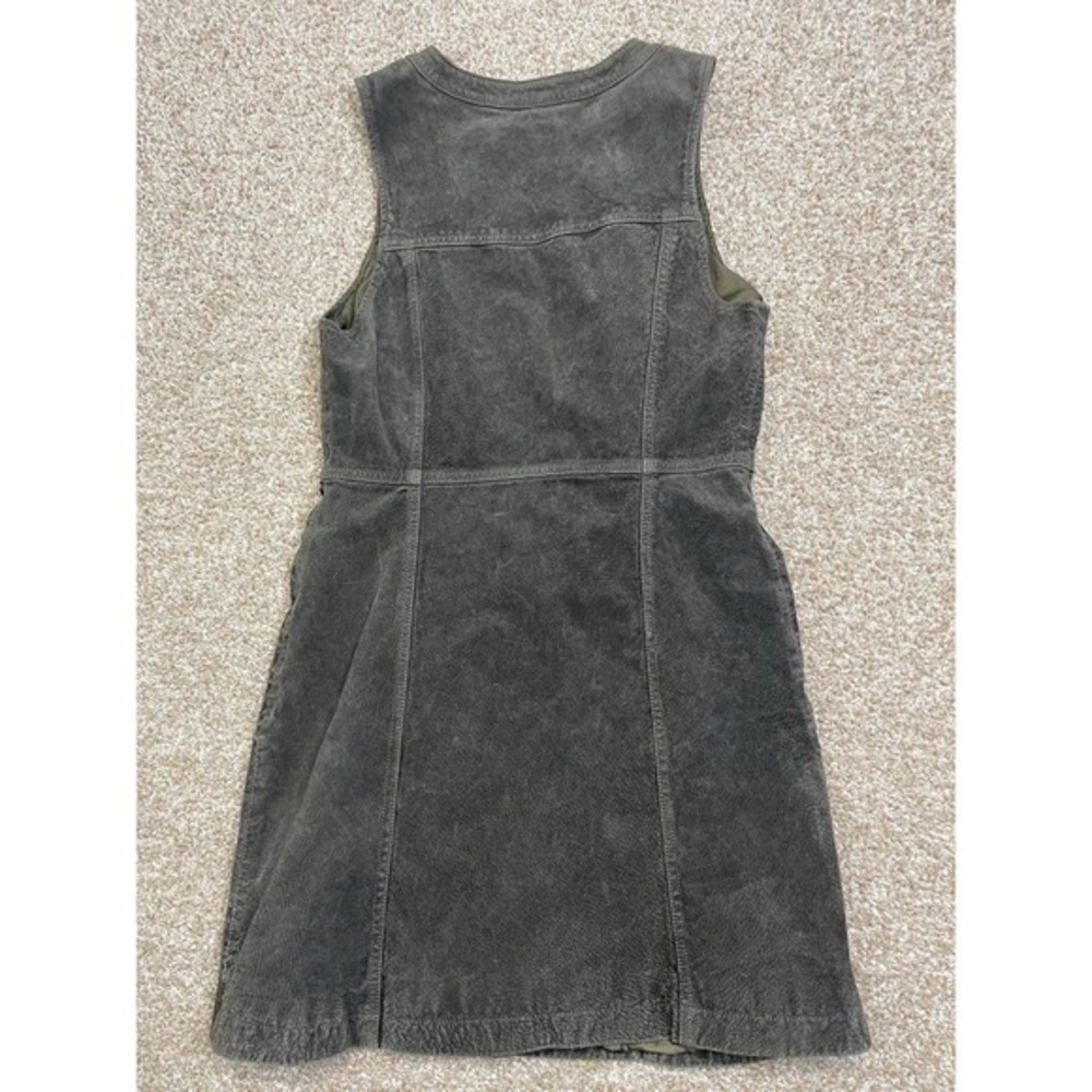 NWT Anthropologie Pilcro Coated Crewneck Green GrayDress, US6, EU38 - Picture 2 of 12